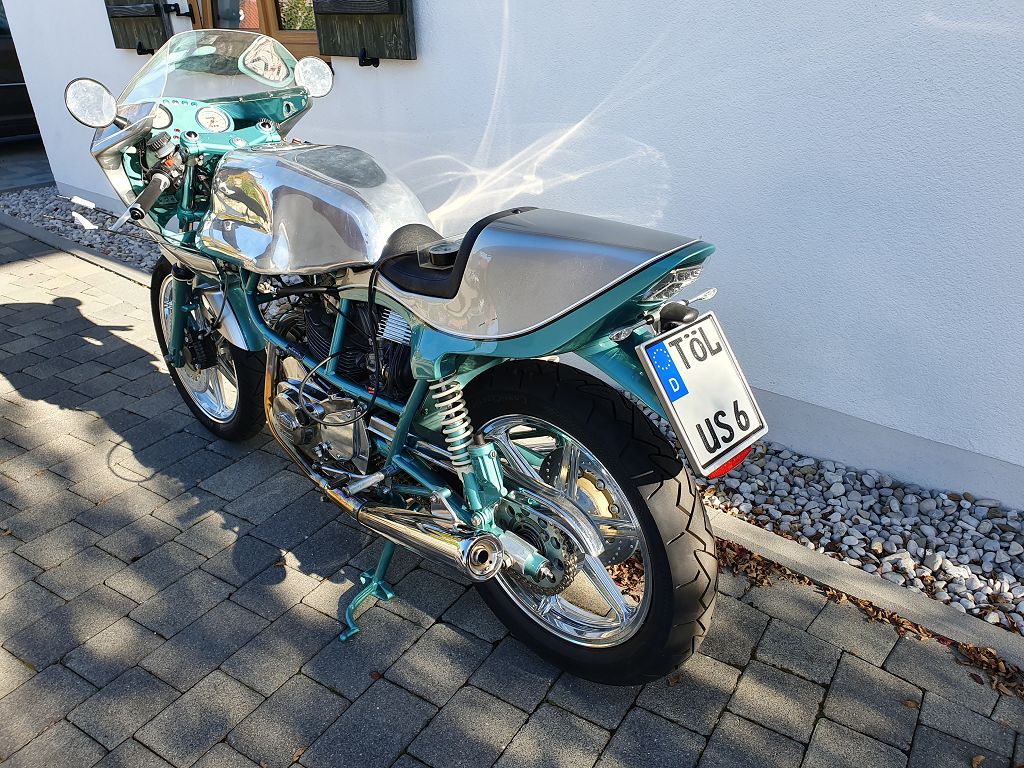 Kennzeichenhalter Meta Chrom